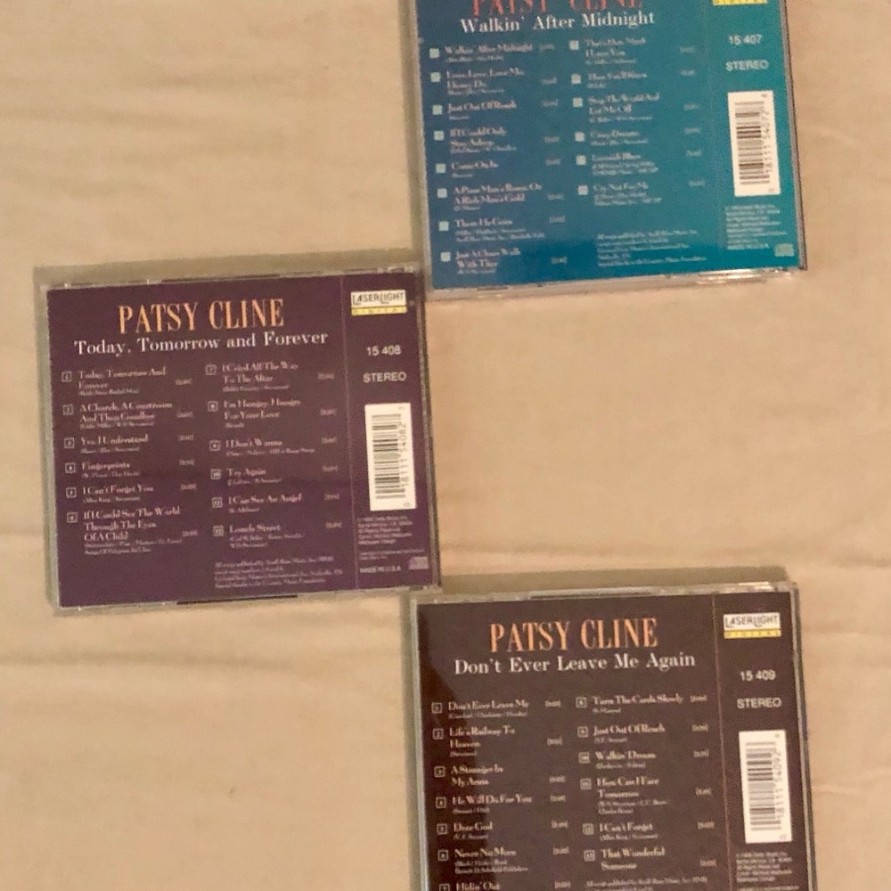 Patsy Cline CDs All 3 for $20 - Picture 6 of 6
